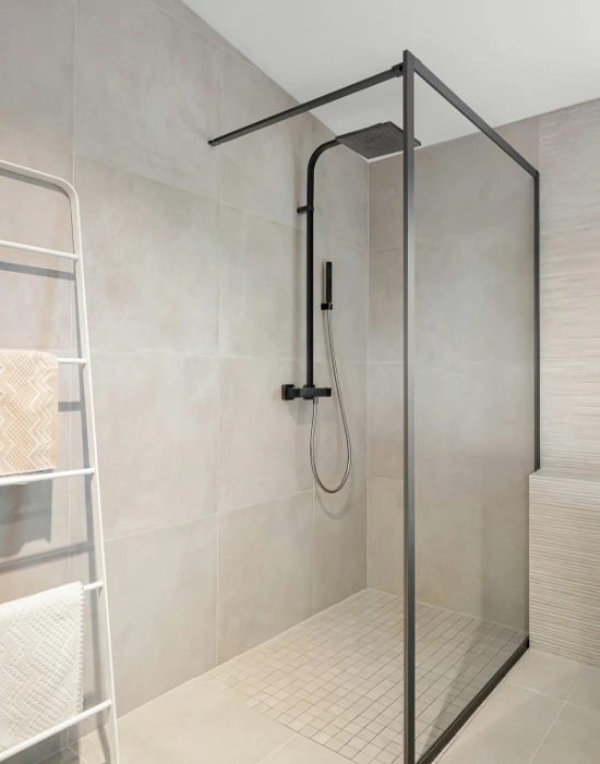 Image d'une rénovation d'une douche